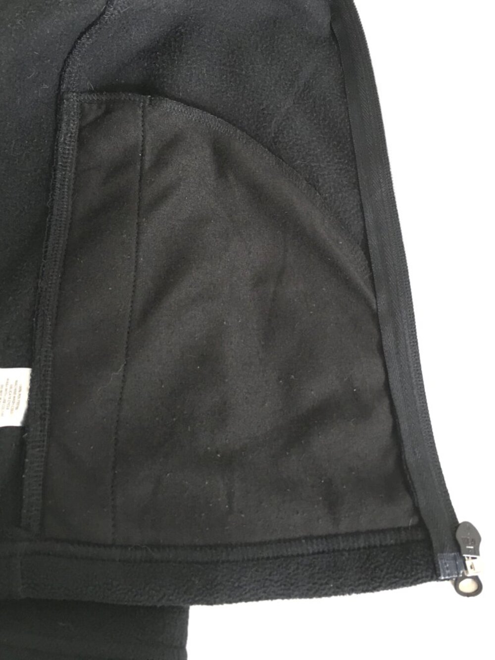 Dip Women's Black Fleece Vest Size M - Picture 9 of 9
